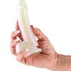 Fantasia Smooth Dildo 5in - White - Image 3