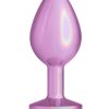 Rear Assets Anal Plug - Medium - Iridescent Pink