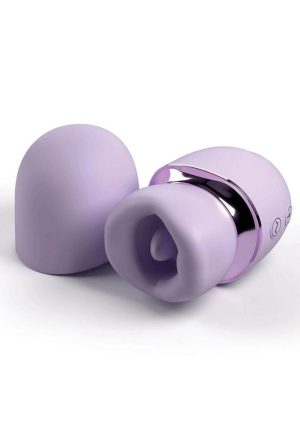 JimmyJane Hello Kiss Pro Rechargeable Silicone Clitoral Stimulator - Lavender