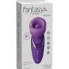 Fantasy for Her Pleasure Sucker Rechargeable Silicone Clitoral Stimulator - Purple