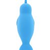 Unihorn of the Sea Neigh Mo The Narwhal Rechargeable Silicone Vibrator - Blue
