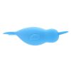 Unihorn of the Sea Neigh Mo The Narwhal Rechargeable Silicone Vibrator - Blue - Image 3