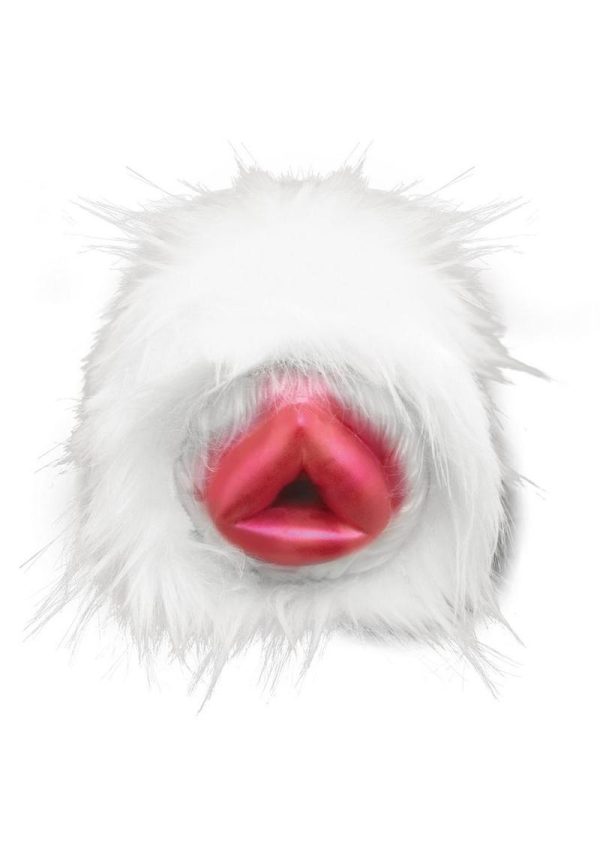 Creature Cocks Snow She-Wolf Pussy Silicone Stroker - White - Image 3