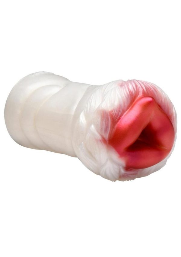 Creature Cocks Snow She-Wolf Pussy Silicone Stroker - White - Image 4