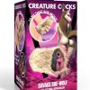 Creature Cocks Savage She-Wolf Pussy Silicone Stroker - Black/Brown/Pink
