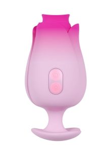 Aria Tulip Trance Rechargeable Silicone Clitoral Stimulator - Pink