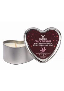 Hemp Seed 3-in-1 Valentines 2025 Massage Candle Crack The Whip 4.7oz