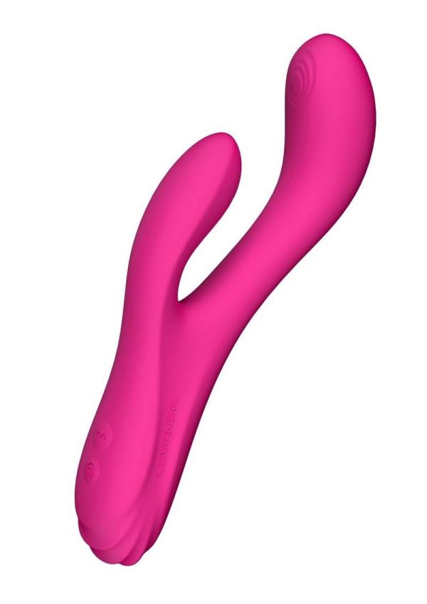 Lovense OSCI 3 Rechargeable Silicone G-Spot Vibrator With Clitoral Stimulator - Pink - Image 4