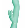 The Rabbit Company The Travel Rabbit Rechargeable Silicone Vibrator - Aqua