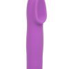 First Time Rechargeable Silicone Hummer Stimulator - Purple
