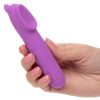 First Time Rechargeable Silicone Hummer Stimulator - Purple - Image 4