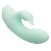 Pacifica Polynesia Rechargeable Silicone Dual Vibrator - Teal - Image 3