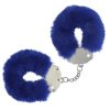 Ouch! Heavy-duty Fluffy Handcuffs - Navy