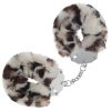 Ouch! Heavy-duty Fluffy Handcuffs - SnowLeopard