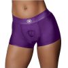 Ouch! Vibrating Strap-On Boxer Rechargeable - M/L - Purple