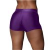 Ouch! Vibrating Strap-On Boxer Rechargeable - M/L - Purple - Image 3