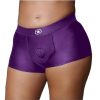 Ouch! Vibrating Strap-On Boxer Rechargeable - XL/2XL - Purple