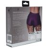 Ouch! Vibrating Strap-On Boxer Rechargeable - XL/2XL - Purple - Image 4