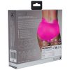 Ouch! Vibrating Strap-On Brief Rechargeable - XL/2XL - Pink - Image 4