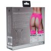 Ouch! Vibrating Strap-On Thong Rechargeable - M/L - Pink - Image 4