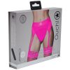 Ouch! Vibrating Strap-On Thong Rechargeable - XS/SM - Pink