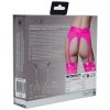 Ouch! Vibrating Strap-On Thong Rechargeable - XS/SM - Pink - Image 4