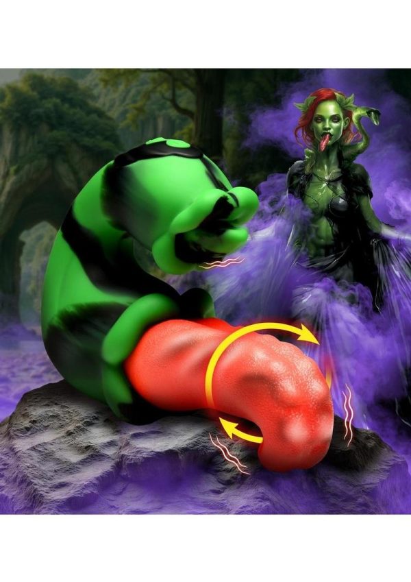 Creature Cocks Tongue Lasher Rechargeable Silicone Vibrator - Green - Image 4