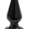 Classic Butt Plug Large Sil A Gel 6 Inch Large Black - Image 2