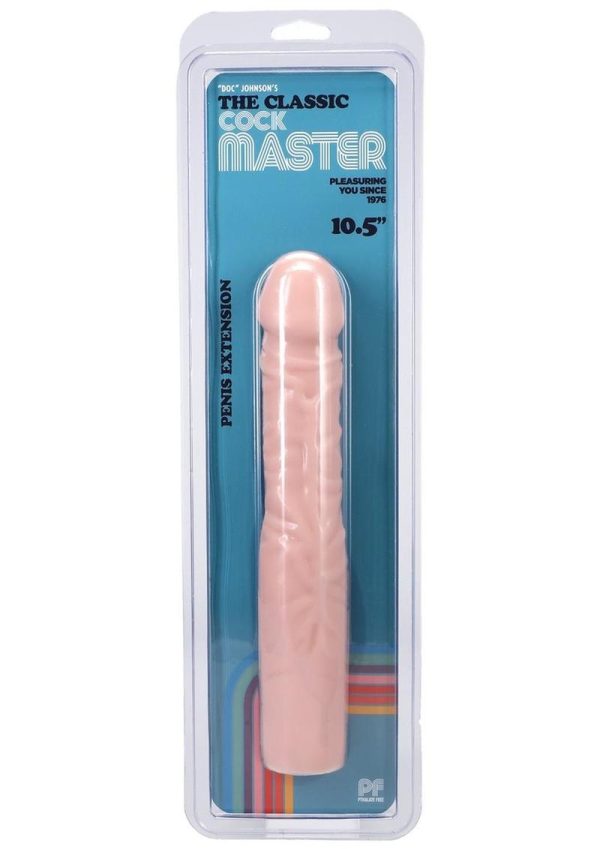 Classic Cock Master Sil A Gel Penis Extension 10 Inch Flesh - Image 2