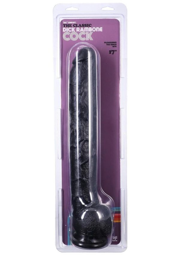 Dick Rambone Cock Sil A Gel 17 Inch Black - Image 2