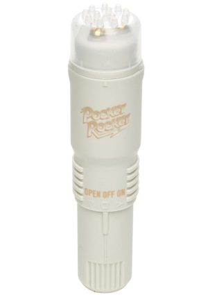 Pocket Rocket Mini Massager 4in - Ivory