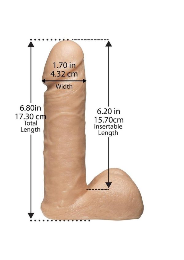 Vac U Lock Ultra Harness 2 And Plug With Dong 7 Inch Flesh - Image 4