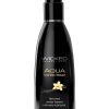 Wicked Aqua Water Based Flavored Lubricant Vanilla Bean 2 Ounce
