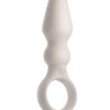 Lust-N-Dreams Bossa Rechargeable Silicone Anal Plug - White