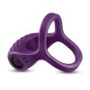 Inya Valiant Rechargeable Silicone Cock and Ball Ring - Purple