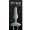 Renegade Maverick Rechargeable Silicone Anal Plug - Green