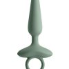 Renegade Maverick Rechargeable Silicone Anal Plug - Green
