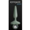Renegade Maverick Rechargeable Silicone Anal Plug - Green - Image 4
