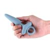 Renegade Maverick Rechargeable Silicone Anal Plug - Gray - Image 3