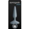 Renegade Maverick Rechargeable Silicone Anal Plug - Gray - Image 4