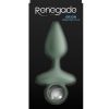 Renegade Orion Rechargeable Silicone Anal Plug - Green - Image 4