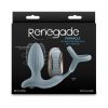 Renegade Pinnacle Rechargeable Silicone Prostate Stimulator - Gray