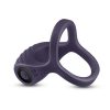 Renegade Valiant Rechargeable Silicone Cock and Ball Ring - Gray