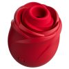 Womanizer Rose Rechargeable Silicone Air Pulse Clitoral Vibrator - Red/Gold - Image 3