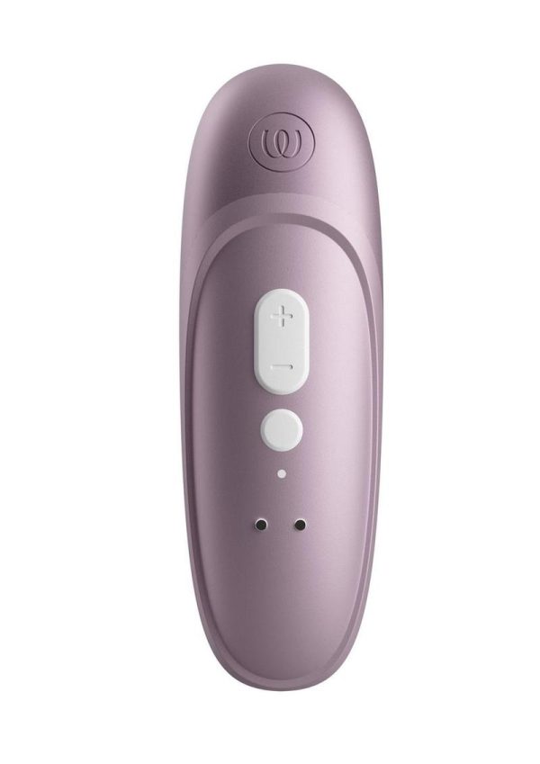 Womanizer Pro Rechargeable Silicone Air Pulse Clitoral Vibrator - Lavender/White - Image 3