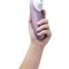 Womanizer Pro Rechargeable Silicone Air Pulse Clitoral Vibrator - Lavender/White - Image 4
