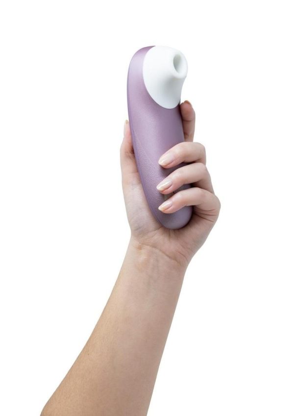 Womanizer Pro Rechargeable Silicone Air Pulse Clitoral Vibrator - Lavender/White - Image 4