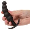 Boundless Vibrating X5 Beaded Plug Rechargeable Silicone Anal Plug - Black - Image 4