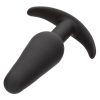 Boundless Vibrating Slim Plug Rechargeable Silicone Anal Plug - Black - Image 3
