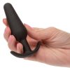 Boundless Vibrating Slim Plug Rechargeable Silicone Anal Plug - Black - Image 4